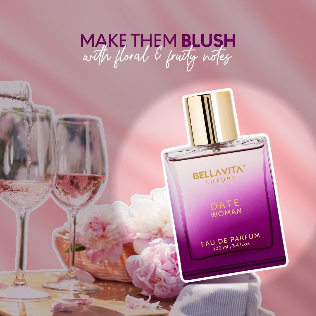 Date Eau De Parfum for Women 100ml Floral Fruity Spicy Long Lasting Fragrance - Image 2
