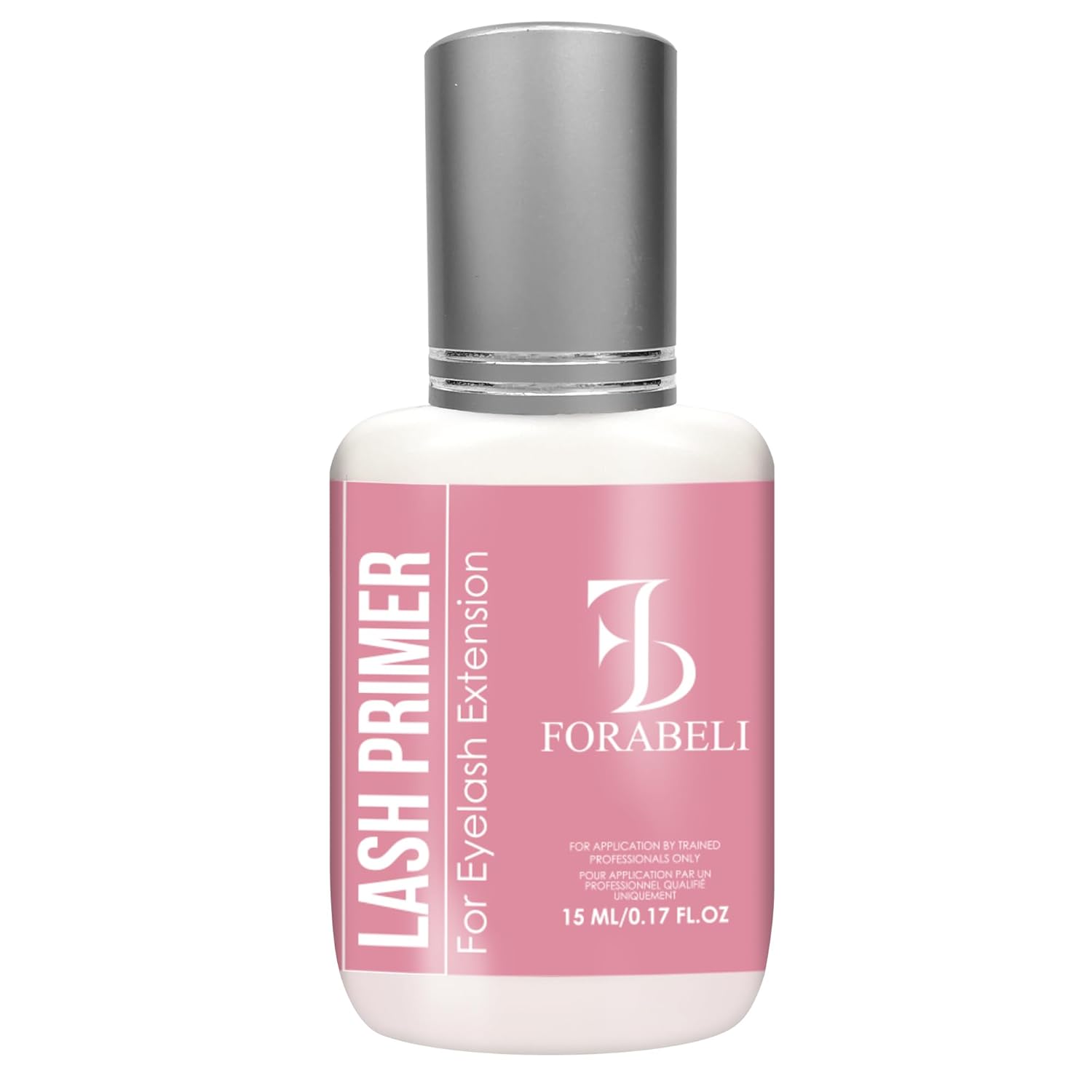 Lash Primer for Eyelash Extensions - Forabeli/Enhances Glue Retention/Hold Strength for Individual Lashes/Semi-permanent Lash Extension Supplies (0.17 Fl Oz)