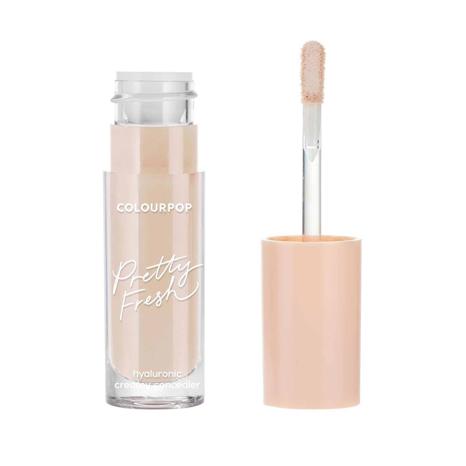 ColourPop Pretty Fresh Creamy Concealer - Full Coverage Concealer with a Natural Finish - Formulated with Hyaluronic Acid & Coconut Water for Instant Hydration - Light - 45W (0.3 oz)