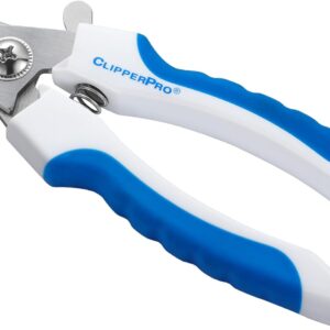 Azurro ClipperPro® Dog & Cat Pets Nail Clippers and Trimmers - Professional Pet Nail Clipper & Trimmers with Safety Guard to Avoid Over Cutting - Professional Grooming Tool for Pets