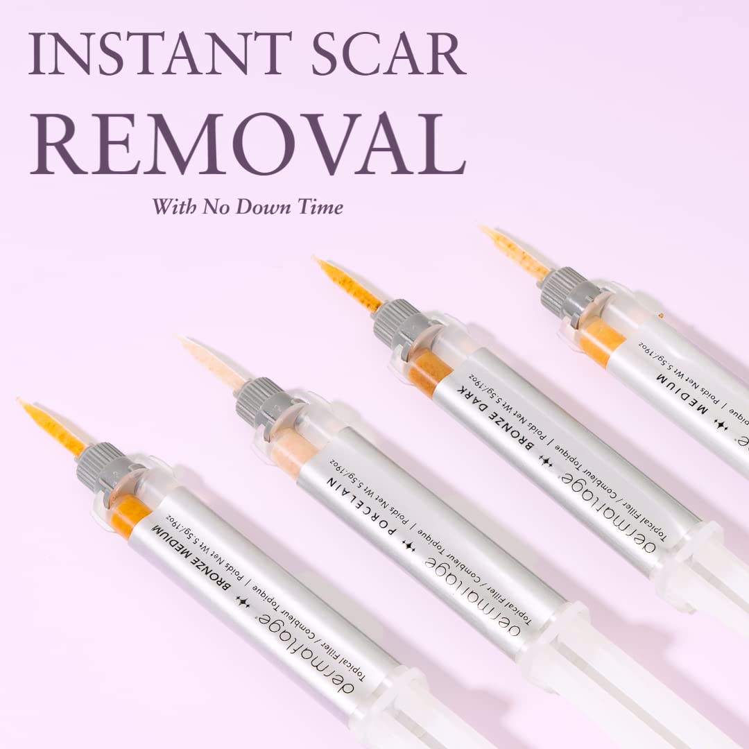 Dermaflage Medium Cool Scar Filler Kit Waterproof Concealer 1 Month Supply - Image 6