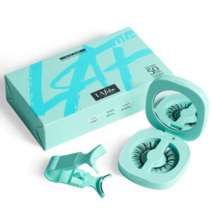 Magnetic Eyelashes, Natural Series Magnetic lashes with applicator, Reusable Glue-free False Eyelashes, Waterproof, Lightweight Wispy lashes, Suit for Natural Makeup