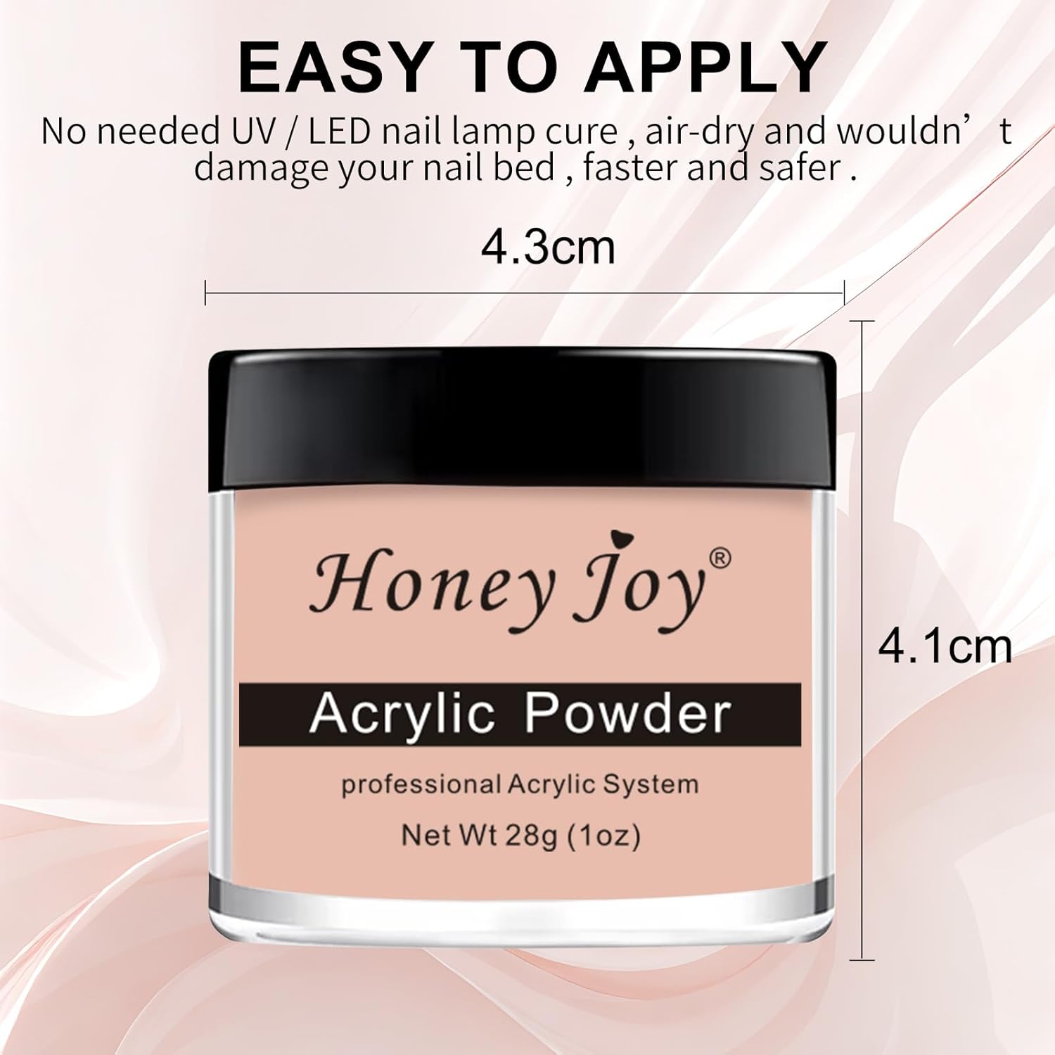 1 oz Clear White Nude Acrylic Powder for Nail Extensions, No Lamp Required - Image 7