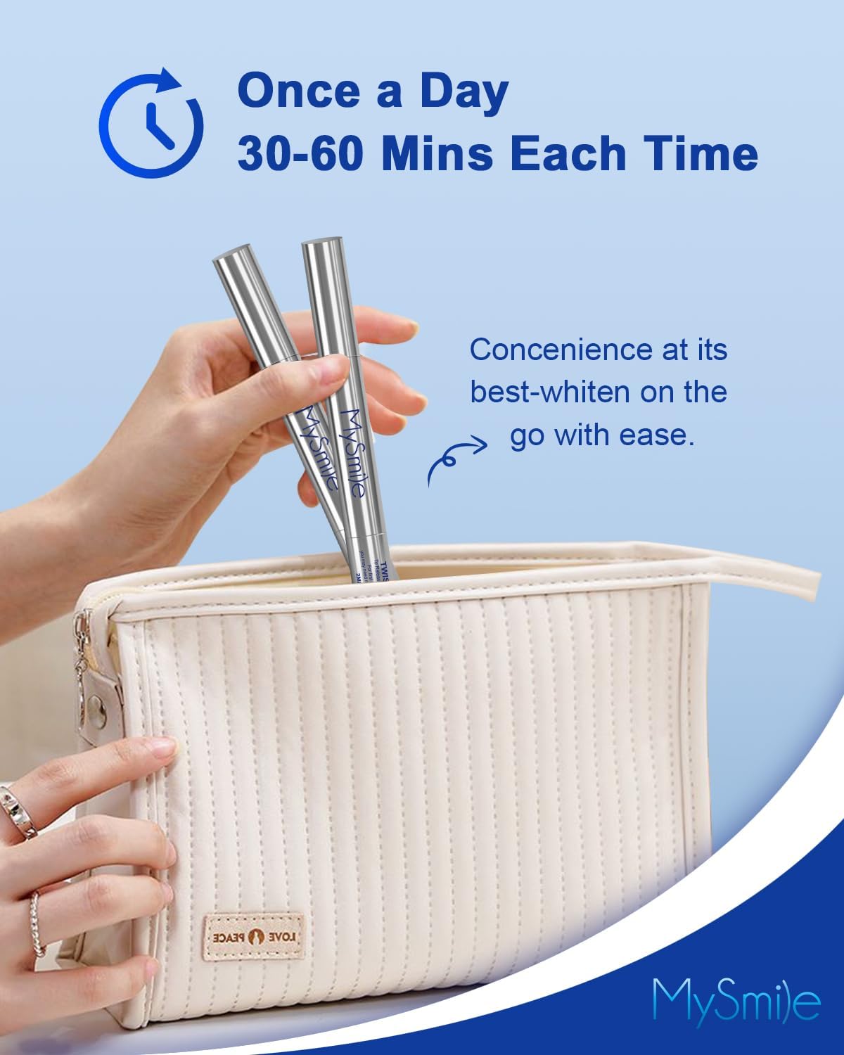 MySmile 5-Piece Sensitive Teeth Whitening Kit with Advanced LED Light Technology - Image 9
