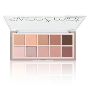 Go Ho 10 Colors Matte Eyeshadow Palette, Highly Pigmented, Blendable Shades, Waterproof, Cool/Warm-toned, 05