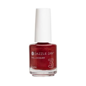 Dazzle Dry Nail Lacquer (Step 3) - Confident - A full coverage shimmer, deep metallic candy apple red. (0.5 fl oz)
