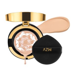 Cushion Foundation Dewy Finish, Natural Coverage,Pack of 1,Glass Skin, Long-Lasting, Lightweight, Buildable Coverage (23#Warm, 0.49ounce)