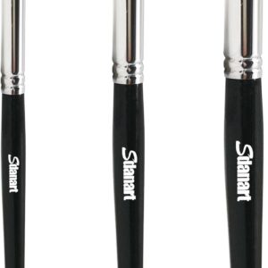 Drybrush Set Hobby Drybrush Paint Brush,Detail Paint Brush Set,3 pcs Professional Art and Advanced Acrylic Paint Brushes for Tabletop&Wargames Miniature Watercolor Oil Painting,Model