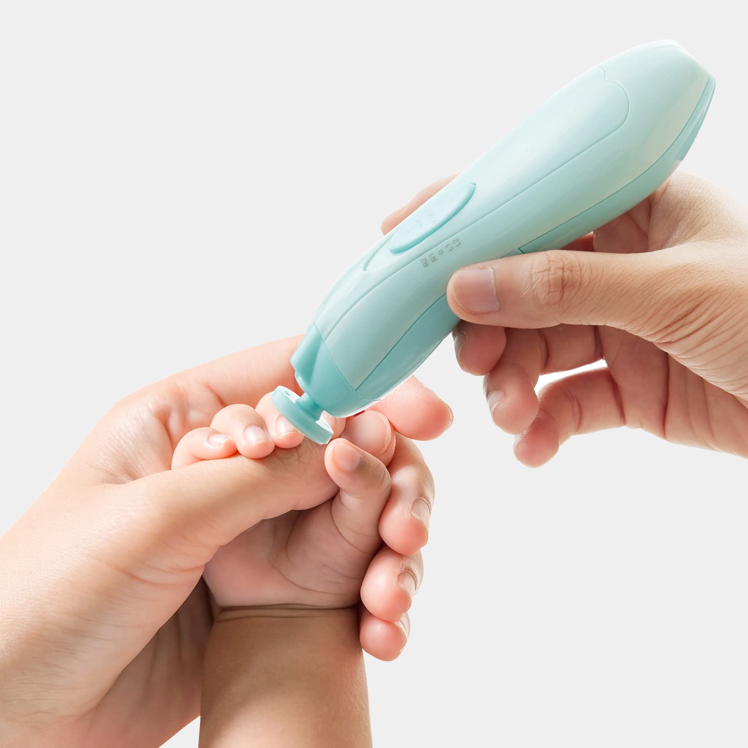 24-Piece Baby Healthcare and Grooming Kit with Electric Nail Trimmer, Clippers, and Brush - Image 6