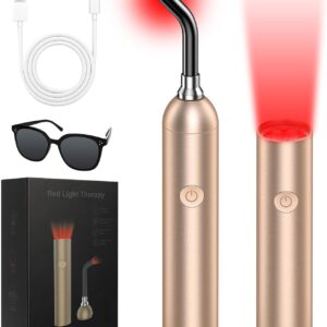 Red Light Therapy Device for Joints & Muscles Pain Relief with 660nm, Portable Near Infrared Light Therapy for Body & Face Inflammation with 810nm, 850nm, 940nm, Effective 2 in 1 Modes Design