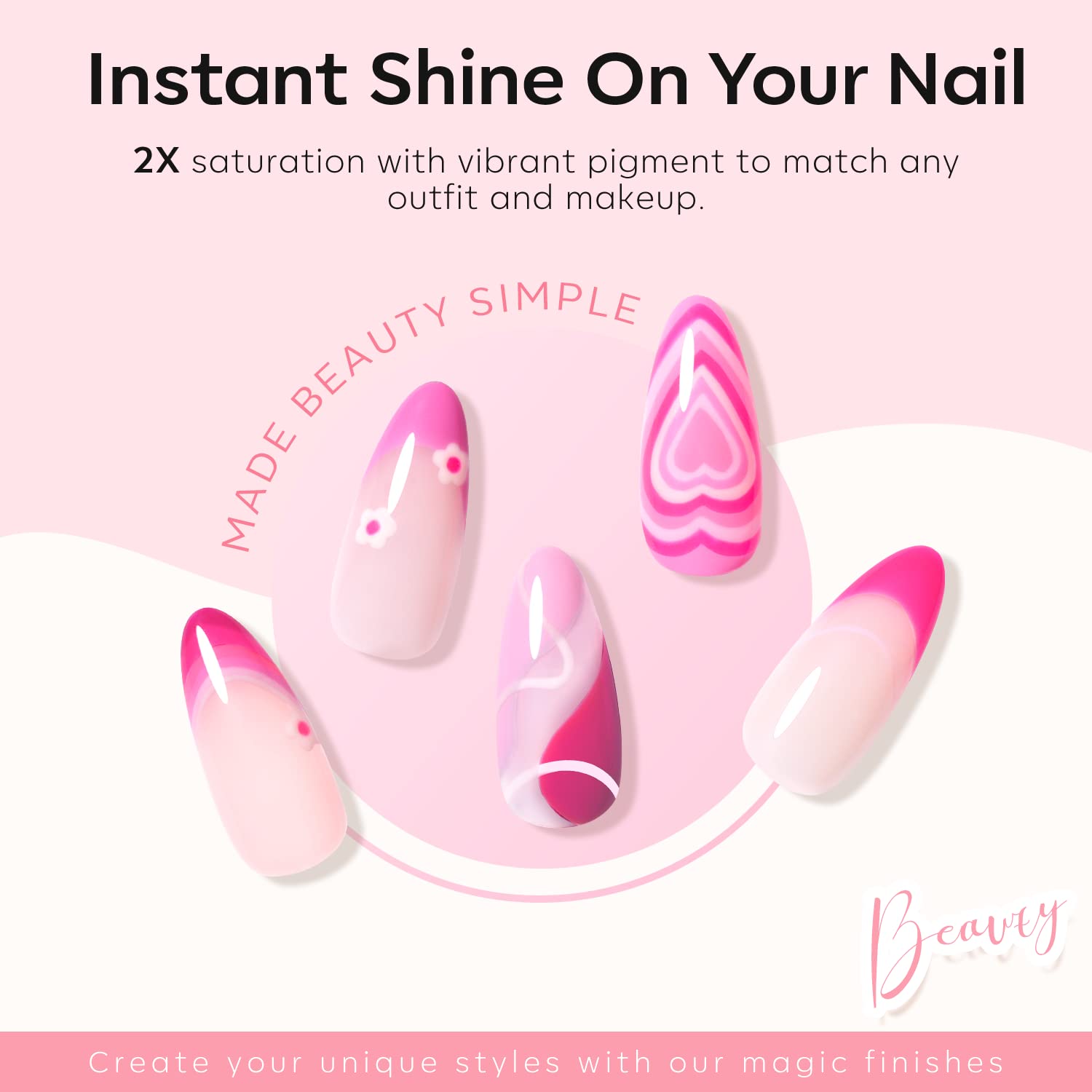 Modelones Pink Jelly Gel Nail Polish Set, 6 Colors, Includes Nail Art Brush - Image 8