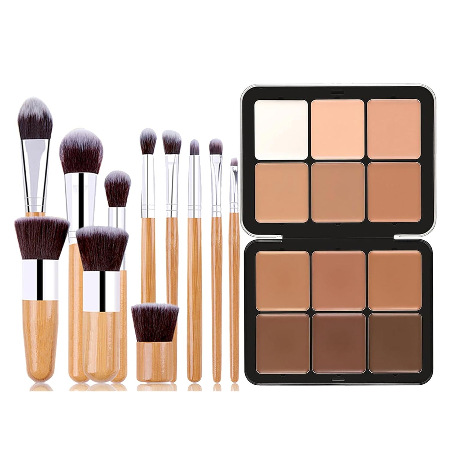 12 Shade Creamy Full Coverage Concealer Palette for Flawless Complexion - Image 9