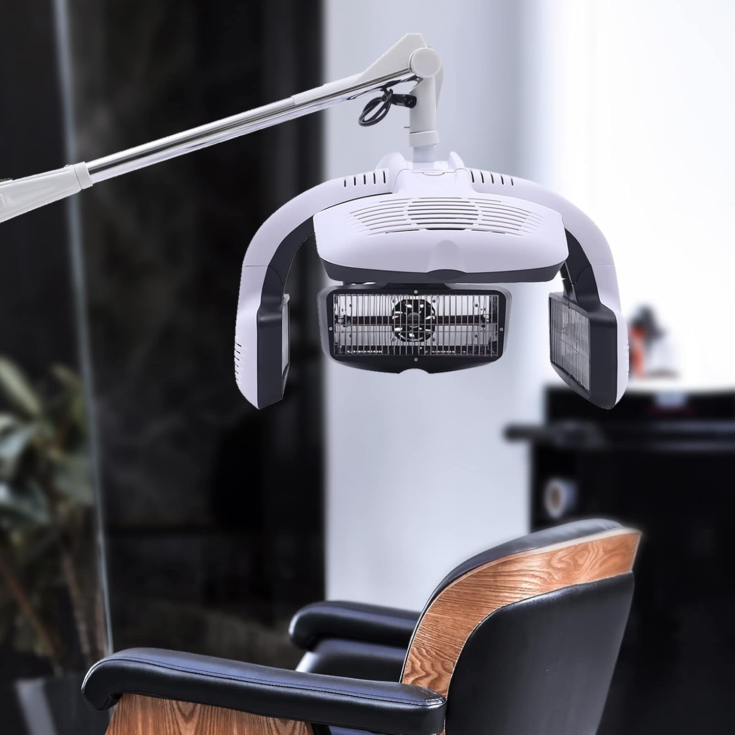 1500W Professional Wall Mounted Hair Dryer with Adjustable Temperature and Time Control - Image 9