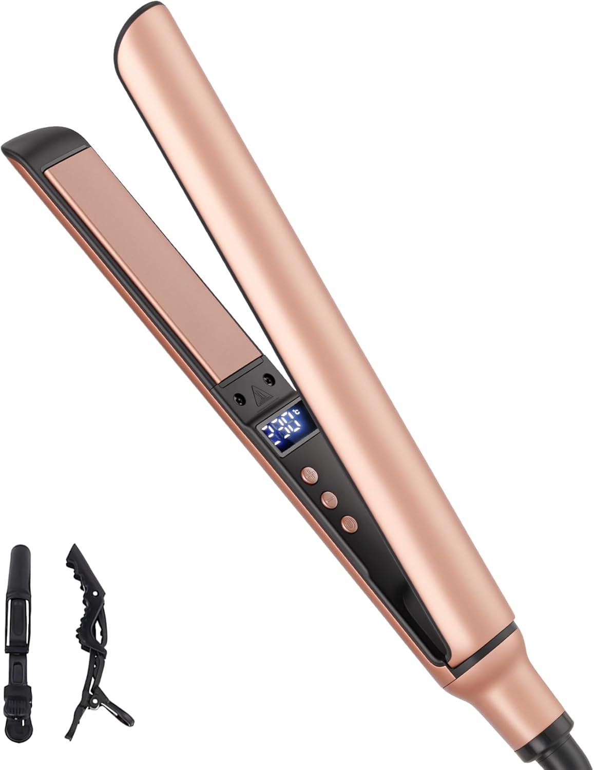 Mini Flat Iron, Ceramic Mini Hair Straightener for Short Hair, Curls Bangs, Small Flat Irons Dual Voltage for Travel