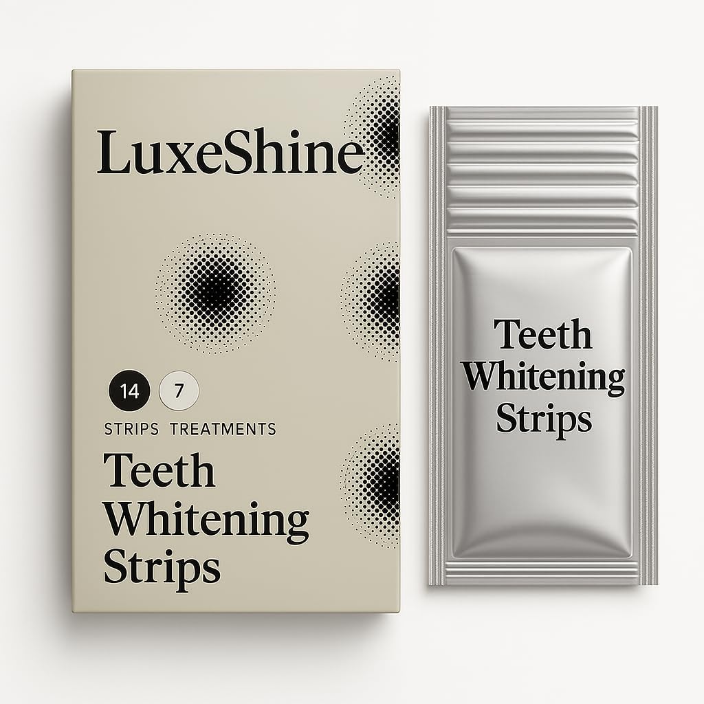 Teeth Whitening Strips – Dry Strip Technology, 14 Strips for Tooth Whitening & Sensitive Teeth, Enamel-Safe & Professional Whitening Strips - Removes Stubborn Stains