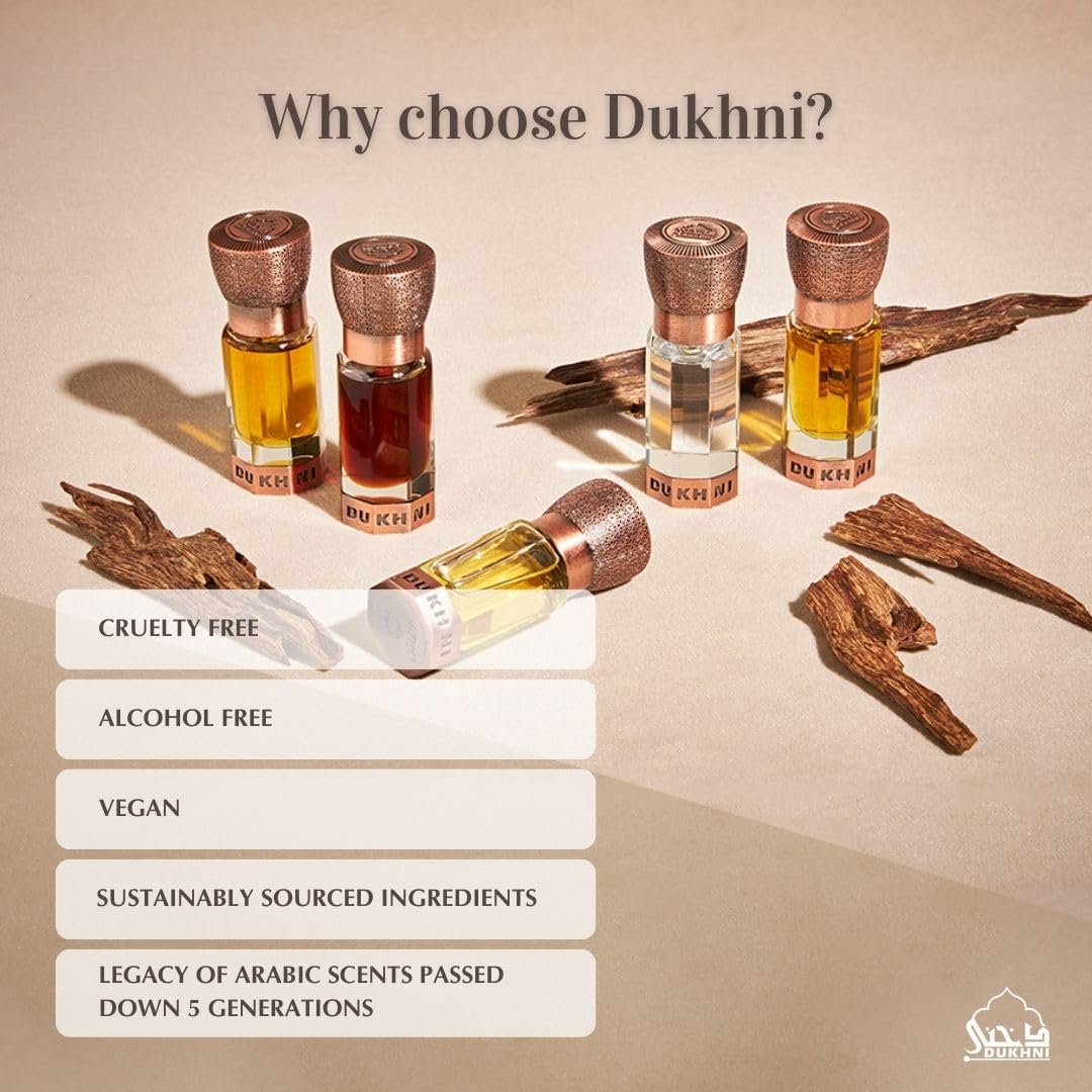 Dukhni Oud Faten Attar 6ml Bottle Authentic Arabic Fragrance Oil 100% Pure Alcohol-Free - Image 7