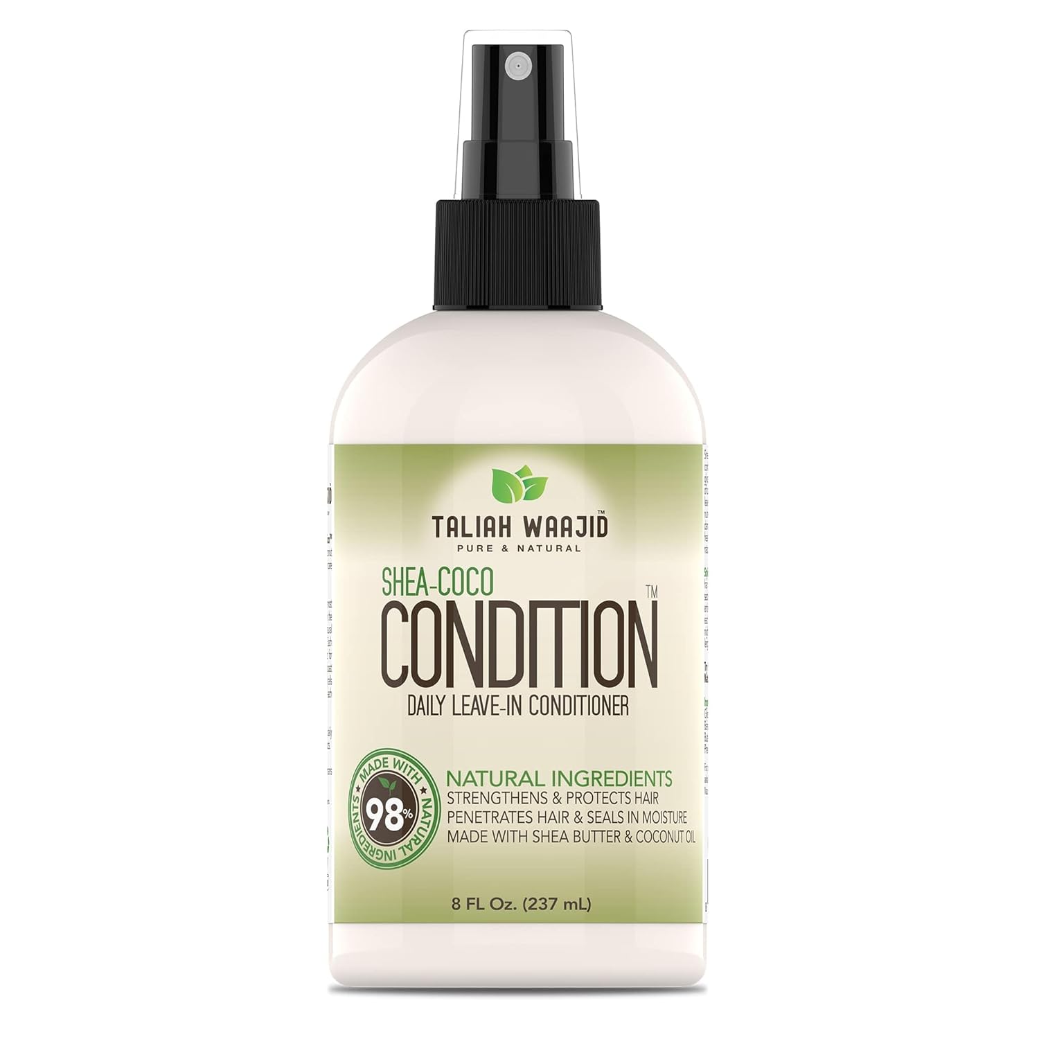 Taliah Waajid Shea-Coco 8oz Daily Leave-In Conditioner for Curly Kinky Wavy Hair - Image 4