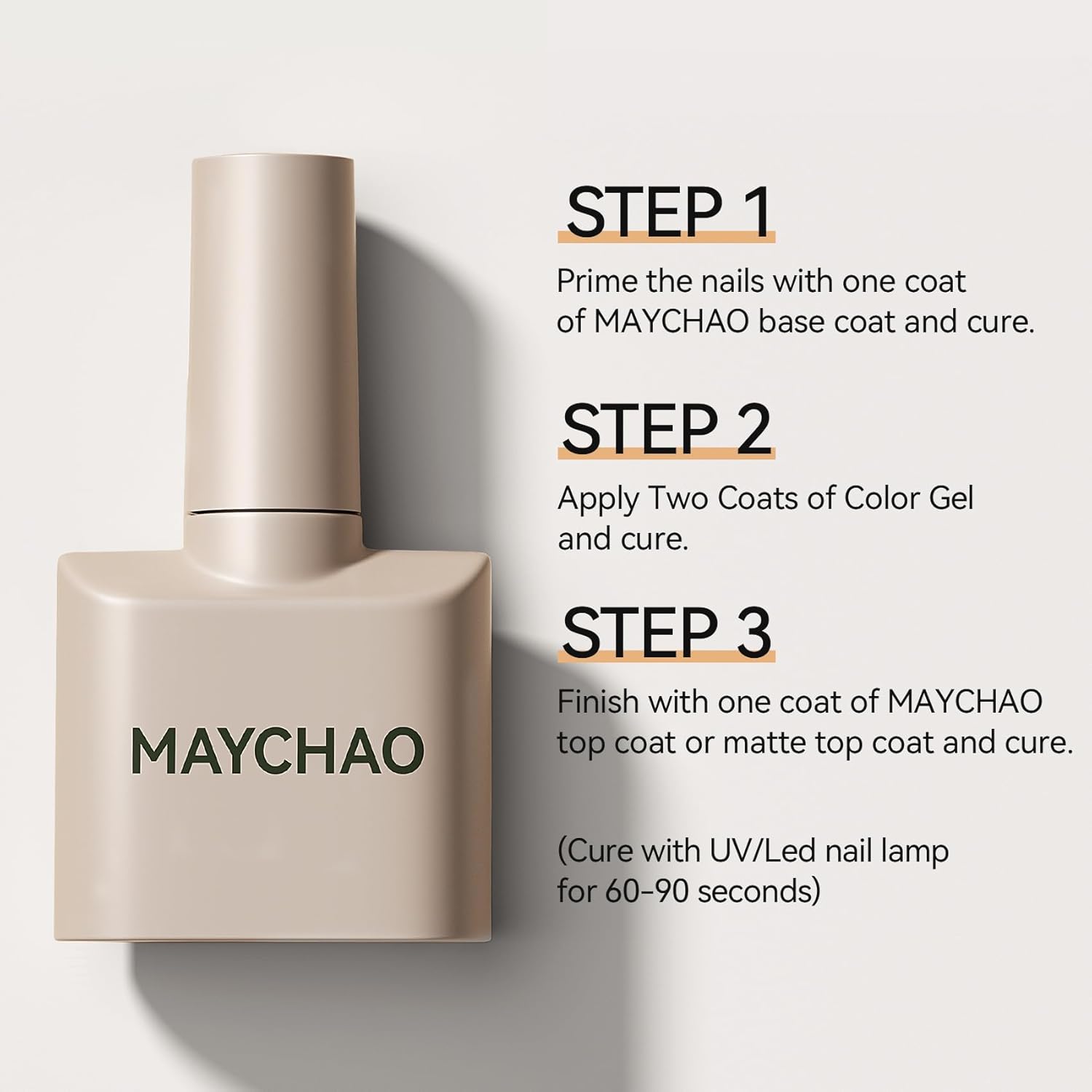 MAYCHAO Sheer Red Gel Nail Polish 15ML for DIY Manicure and Nail Art - Image 7
