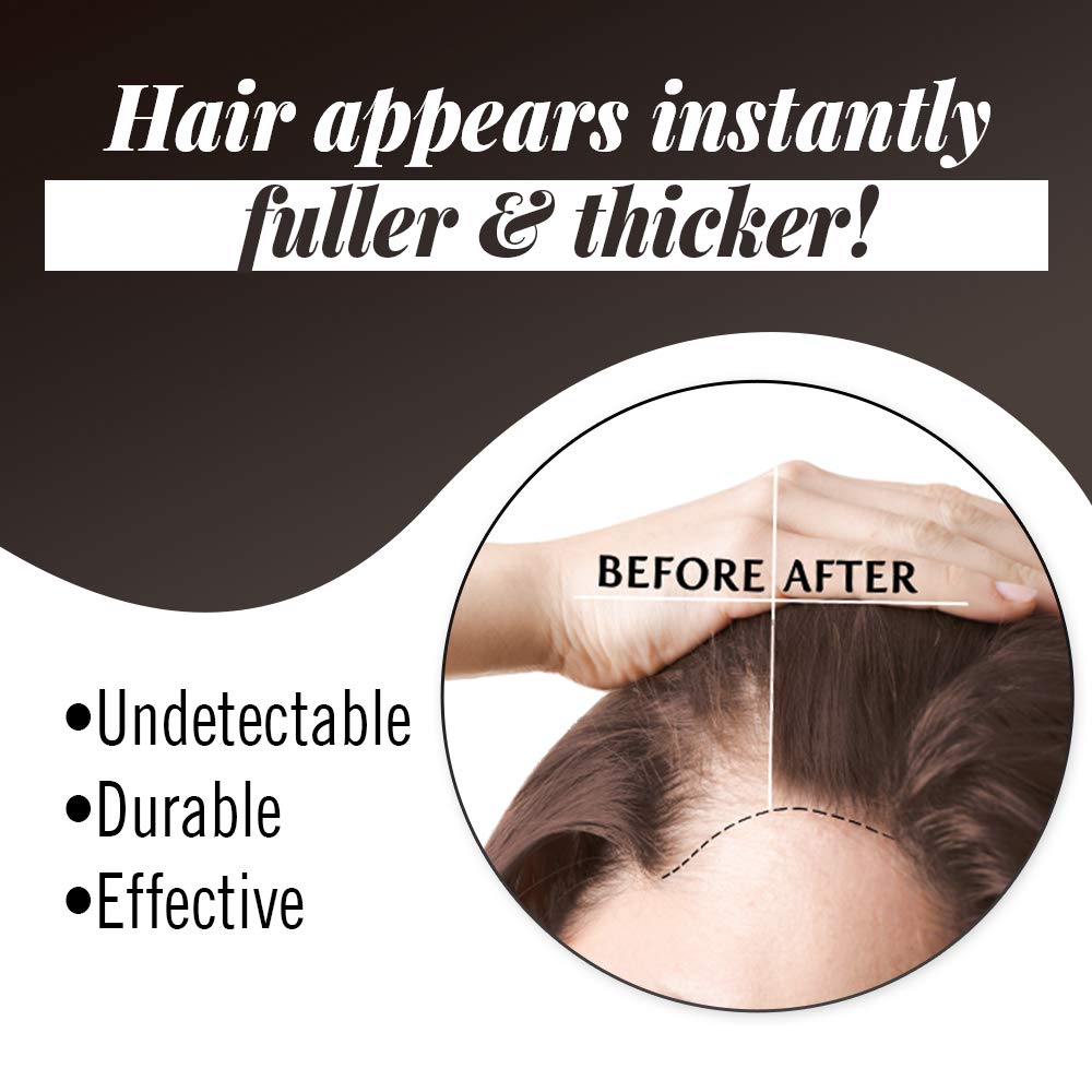 Instant Fuller Hair Medium Brown Fiber Blend 0.42 oz for Thinning Hair - Image 2