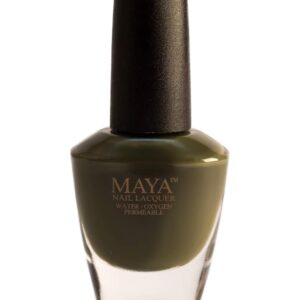 MAYA Halal Breathable Quick Dry Nail Polish, Vegan and Cruelty Free, Oxygen & Water Permeable Nail Art, Non Toxic Gentle On Nails, Made in The USA,
