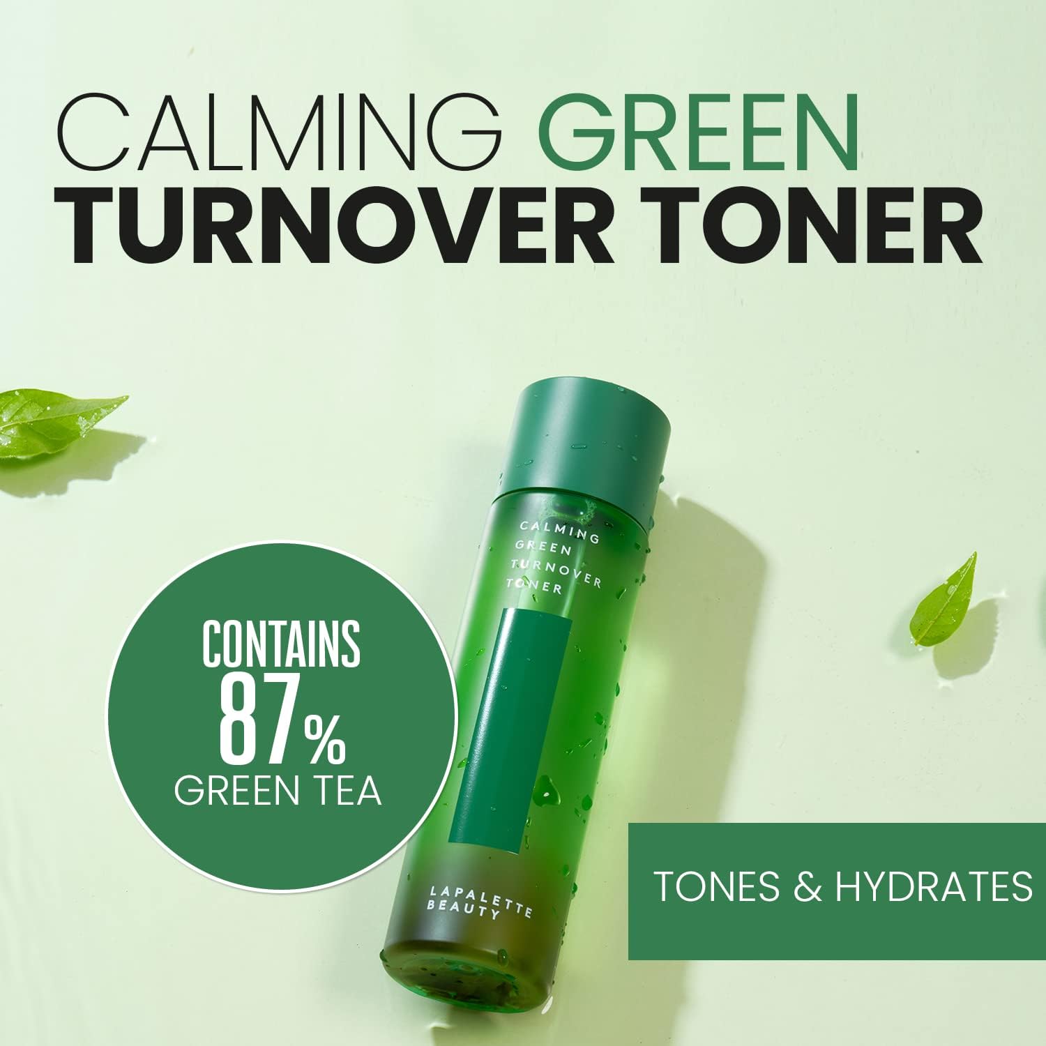 Calming Green Turnover Toner 6.75 fl. oz Hydrating Gentle Exfoliation AHA BHA PHA - Image 2
