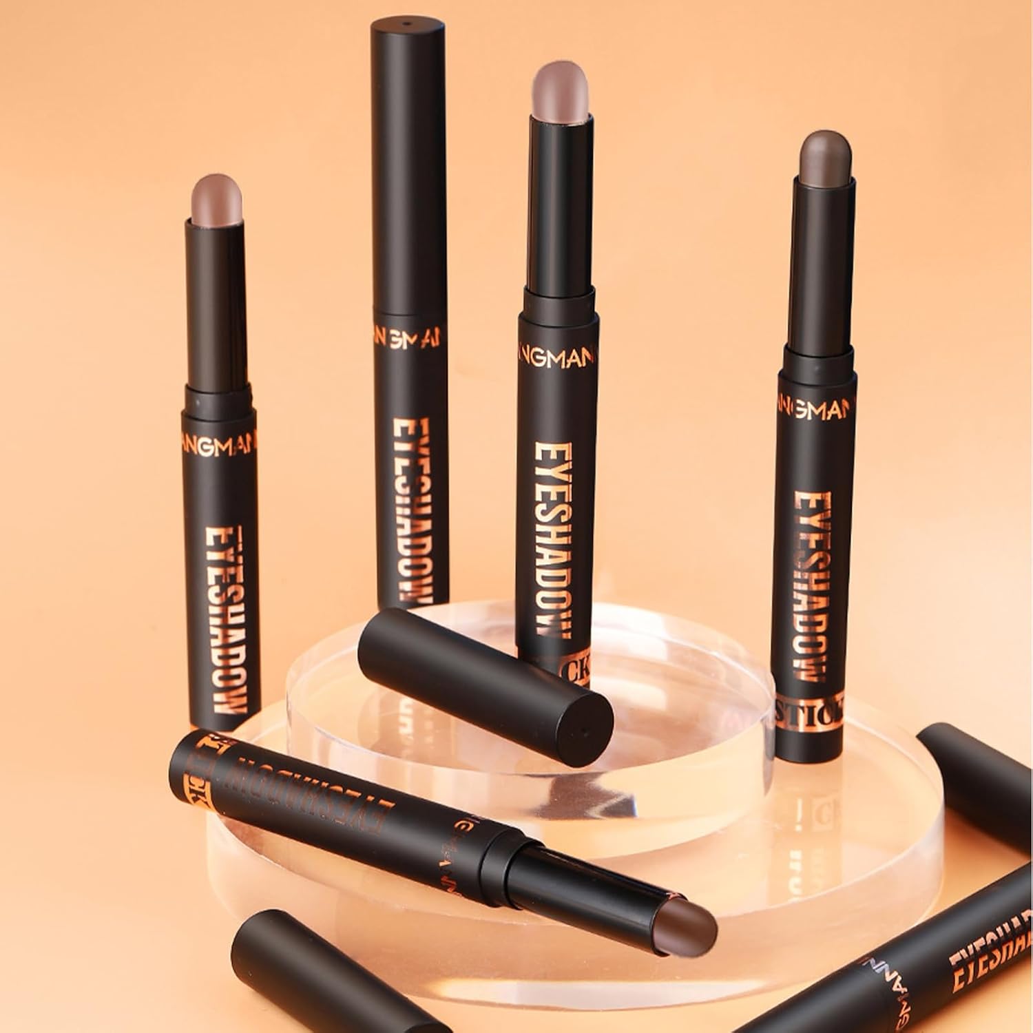 2pcs Matte Nude Waterproof Cream Eyeshadow Stick for Older Women, High Pigmented - Image 6