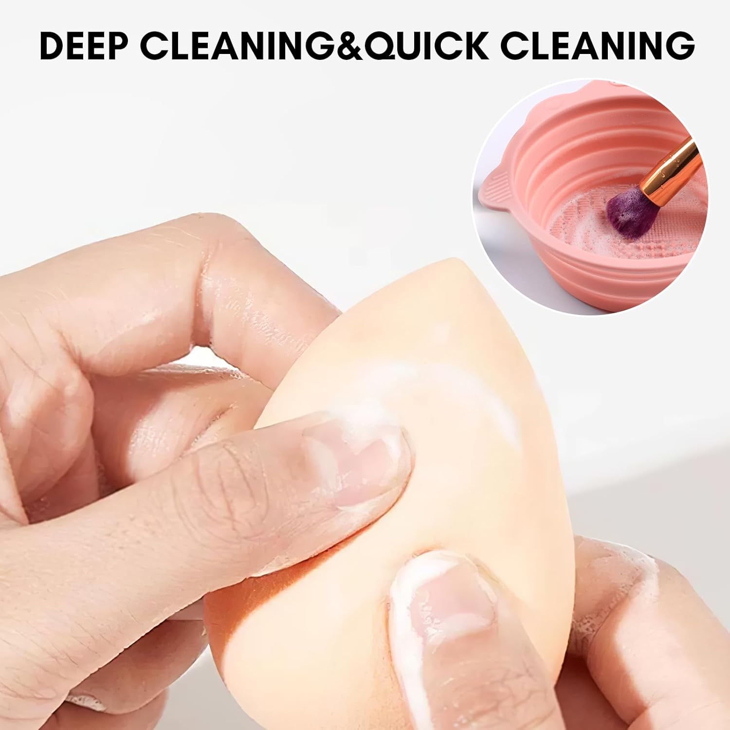 Makartt Hypoallergenic Makeup and Nail Brush Cleaner Solution 2.02 fl oz - Image 3