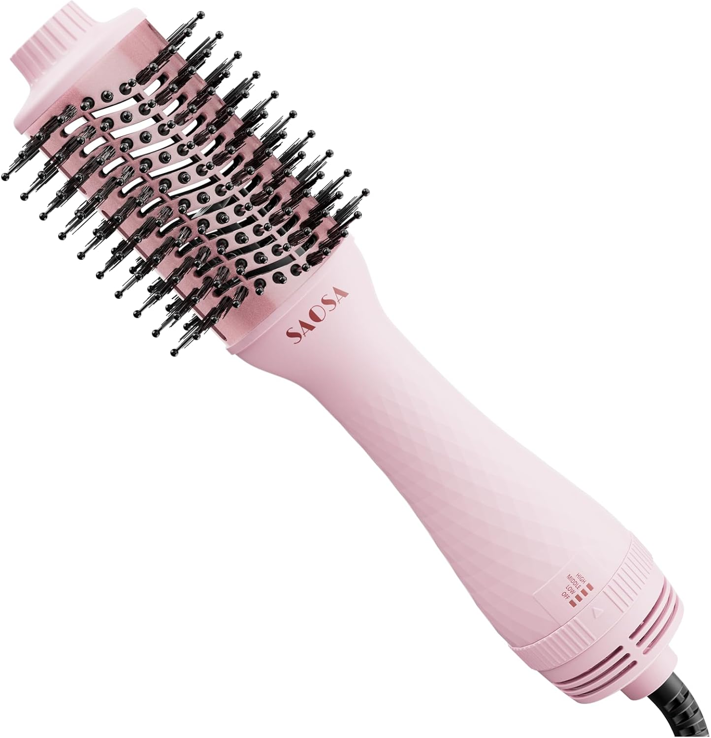 Hair Dryer Brush Blow Dryer Brush in One, 4 in 1 Hair Dryer and Styler Volumizer with Negative Ion Anti-frizz Ceramic Titanium Barrel, Hot Air Dryer Hair Straightener