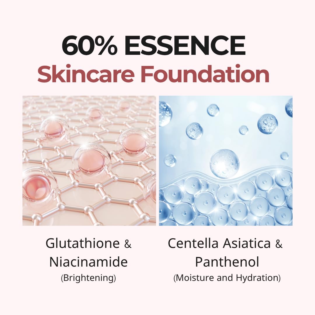 Milktouch Cushion Foundation 52N Espresso 24H Flawless Hydrating Long-Lasting Non-Creasing - Image 4