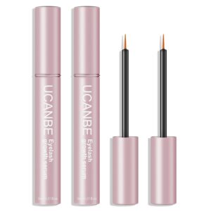 Lash Serum for Eyelash & Eyebrow Growth(10ml/2Pack), Eyelash Enhancing Serum, Lash & Brow Enhancer with Advanced Formula for Growing Longer, Fuller, Thicker & Healthier Voluminous Eye Lashes & Brows
