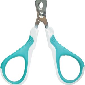 Professional Pet Nail Clippers for Small Animals - Extra Sharp Stainless Steel Blade Nail Clippers for Dogs and Cats - Cat Nail Clippers with Sturdy Non Slip Handles for Safe at Home Grooming