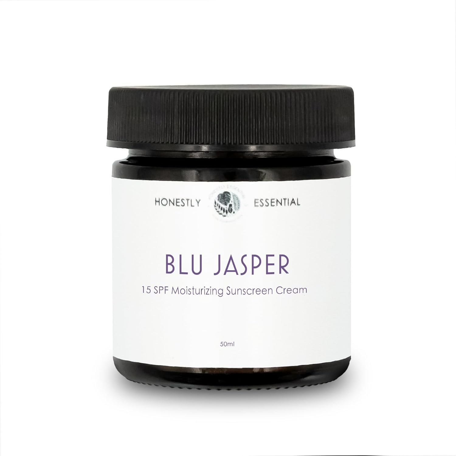 Blue Jasper Face and Body Moisturizer for Women with SPF | Natural Facial Moisturizing Lotion with Aloe Vera & Jojoba | Hydrating Face Cream with SPF for Nourished Skin | 2oz
