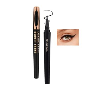 Liquid Eyeliner, Super Long-Lasting 0.1mm Ultra-Fine Tip pencil eyeliner, Waterproof, Smudge-Proof, Ultra-Fine Felt Tip, Quick Drying Formula, Glides on Smoothly(Black)