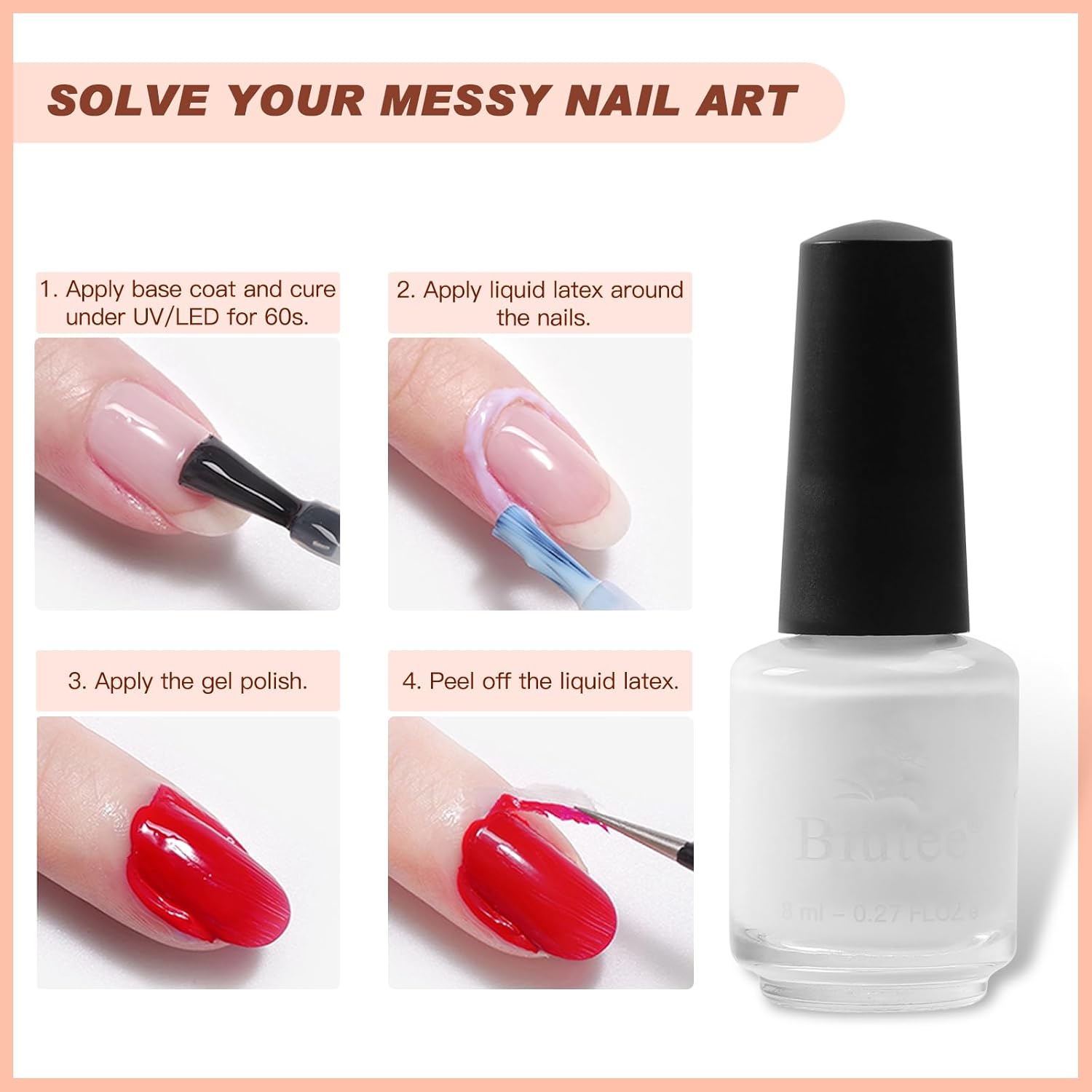 SEISSO 8-Color Gel Nail Stamping Polish Kit with 4 Templates for DIY Manicures - Image 5