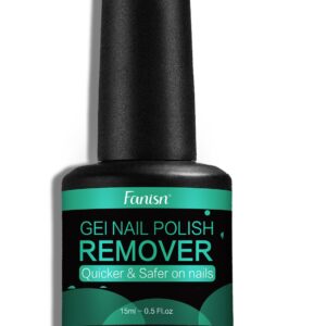 Gel Nail Polish Remover for Home Use - 3-5 Minute Quick Removal, No Soak or Foil Needed, Safe Non-Damaging Formula for Natural Nails, Professional Gel Polish Remover for Nails