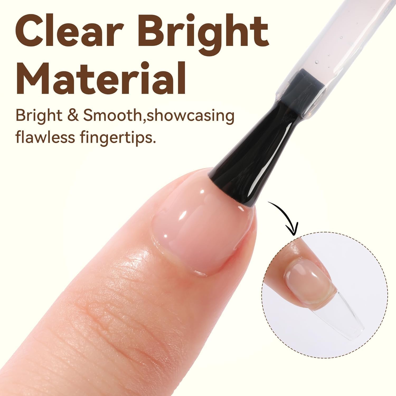 UNA GELLA 6-in-1 15ml Gel Nail Glue for Clear Acrylic and Soft Gel Tips - Image 9