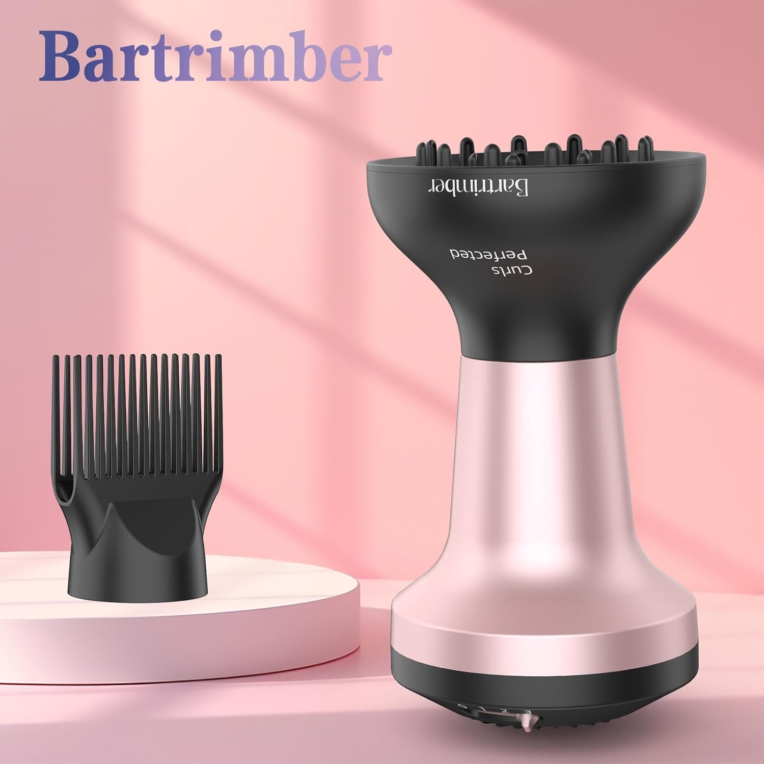 XL 1875W 2-in-1 Hair Dryer with Diffuser and Comb Attachment for Curly Hair - Image 8