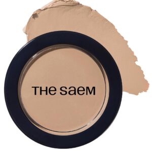 THESAEM Cover Perfection Pot Concealer #02 Rich Beige - High Adherence & Coverage Balm, Conceals Blemish & Acne Spots, Matte Finish Sebum Control for Oily and Combination Skin