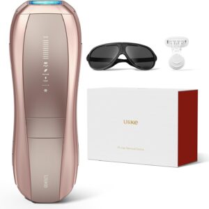 Ulike Laser Hair Removal Air 10 IPL Holiday Gifts for Women and Men, 65°F Ice-Cooling Contact, Dual Lights, Skin Sensor & SHR Mode* for Nearly Painless, Effective & Long-Lasting Hair Removal from Home