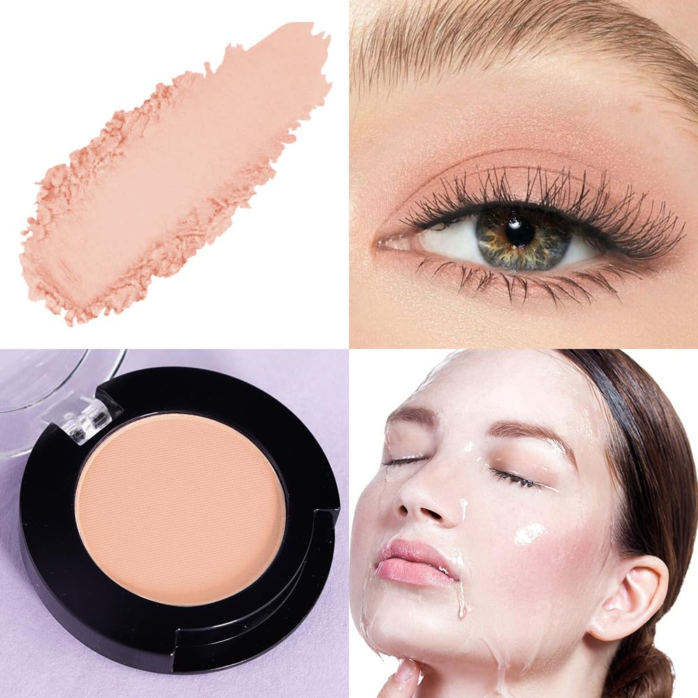Monochrome Matte Nude Eyeshadow Palette, 9-Pan Highly Pigmented Vegan for Everyday Wear - Image 3