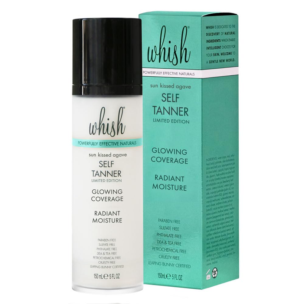 Whish Beauty Sun Kissed Agave Self Tanner Lotion for Face & Body, 5 fl oz, Moisturizing - Image 8