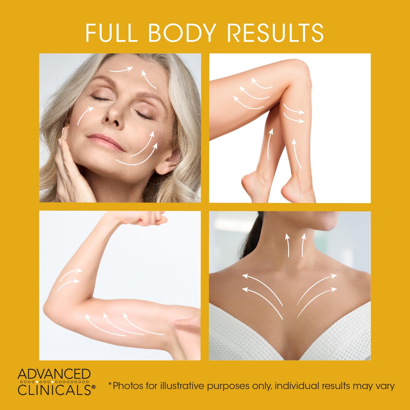 Advanced Clinicals Hyaluronic Acid Hydrating Cream & Retinol Firming Cream Set, 2oz Each - Image 6