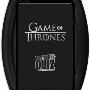 Top Trumps Game of Thrones Quiz Game, Entertaining Trivia About Your Favorite Westeros Characters The Starks, Lannisters, Baratheons, Educational Gift and Toy for Ages 8 Plus