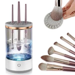 Electric Makeup Brush Cleaner Machine,Automatic Makeup Brush Cleaner,Portable Compact Design for Travel Home Use