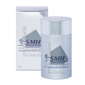 Building Fibers - 15g (Gray) Hair Thickener for Thinning Hair Natural Hair Powder Water Wind Sweat Proof Conceal Hair Loss in 10 Seconds for Women Men SMH-15 11 Made in Japan