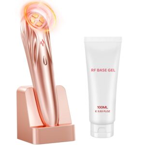 Radio Frequency Skin Tightening Device, Anti-Aging Face Machine for Wrinkle Removal, Lifting & Firming, Wireless Home Beauty Device with 3 Levels, At-Home Skin Renewal