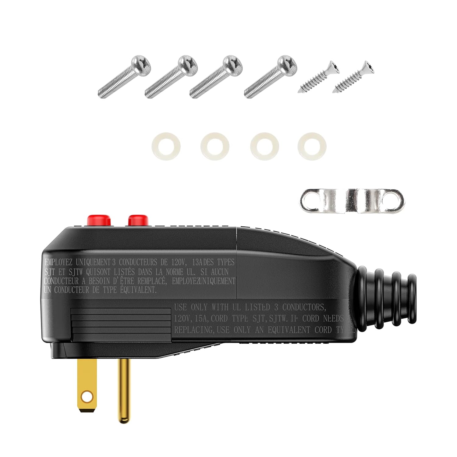 GFCI Replacement Plug Assembly Auto Reset 10 Amp 3 Prong 5 Year Warranty - Image 7