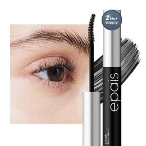 EPAIS Eyelash Black Tinted Serum, Jumbo Size 15ml/0.5fl.oz - Safe & Gentle Lashes Care Infused Black Mascara for Longer, Thicker, Peptides, Biotin, Non-Prostaglandin, Paraben-Free
