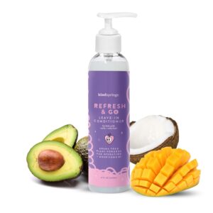 Leave In Conditioner for Curly Hair, Kids 8 Fl Oz, Sulfate Free Detangler Cream & Hair Conditioner, Ultra-Hydrating Hair Care for Dry, Coily Hair, Styling Prep Kids Conditioner