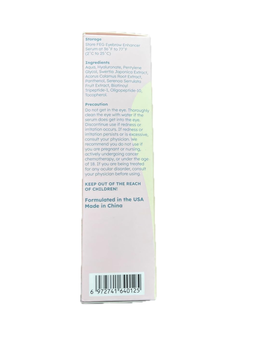 FEG Eyebrow Enhancer Growth Serum for Thicker Brows, 3ml Natural Brow Serum - Image 8